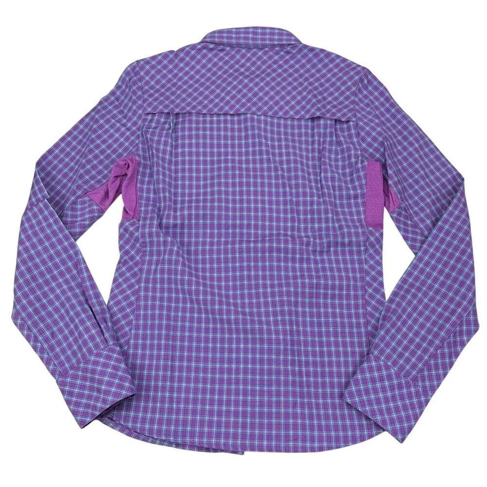 ICEBREAKER Terra LS Plaid Women's Long Sleeve Shirt Size XS - Picture 8 of 8